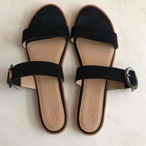 LOFT Suede Sandals